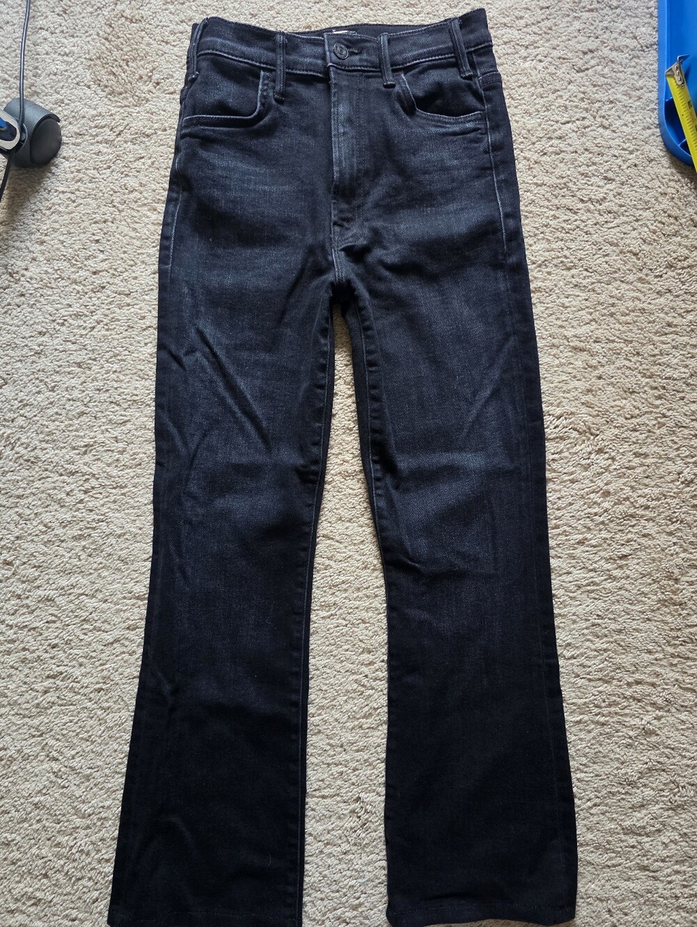 MOTHER The Ankle Fray Jeans in Encounters at Night Sz 26